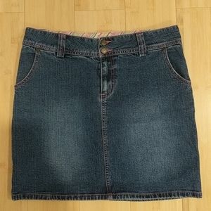 Lilly Pulitzer jean skirt